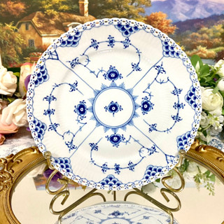 Royal Copenhagen Blue Fluted Full Lace Side Plate จาน จานขนม