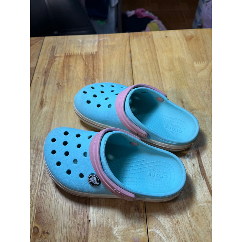 รองเท้ามือสอง crocs เด็ก แท้ 💯 เบอร์ C11