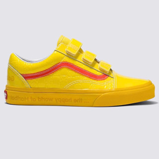 VANS OLD SKOOL V HARIBO CHECKERBOARD YELLOW MULTI SNEAKERS สินค้ามีประกันแท้