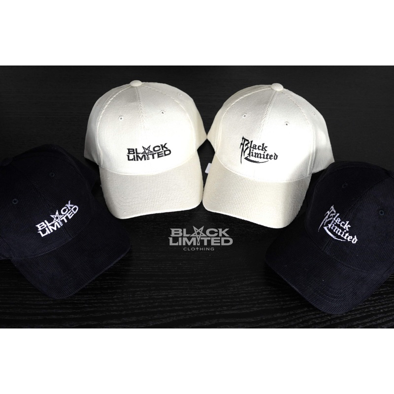 Blacklimited Star logo & 13th logo conduroy cap