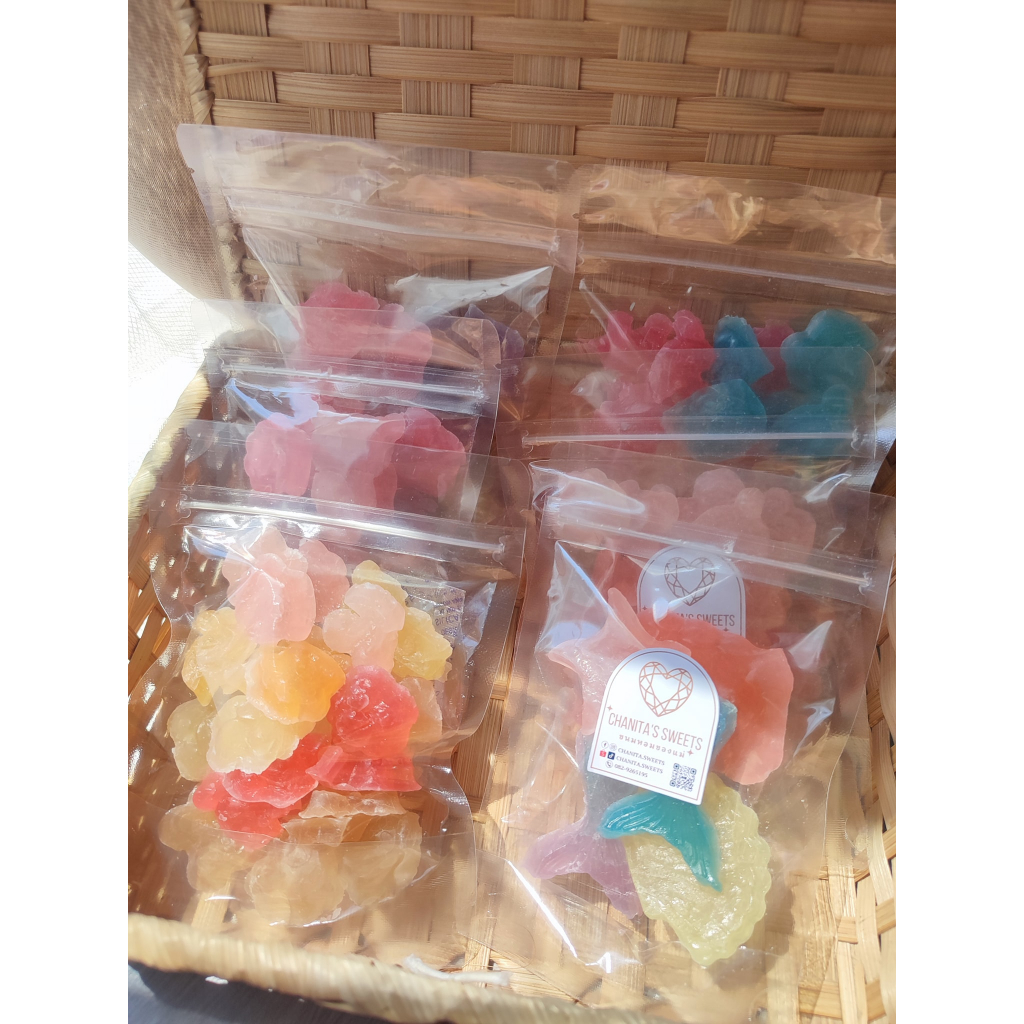 Chanita's Sweets วุ้นกรอบลายน่ารัก มีให้เลือก 26 รส พรีออเดอร์
