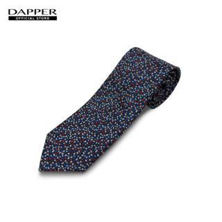 DAPPER เนคไท 7.5 cm Multicolor Polka Dot Jacquard Tie สีกรมท่า (TIX1/783RJ)