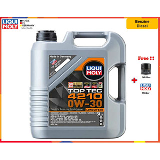 Liqui Moly น้ำมันเครื่อง Top Tec 4210 0W-30  5, 6 L.