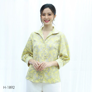 MIKIKO Shirt MI-H1892 โคโม่ จินจีร่า แขนยาว IGPU22-10