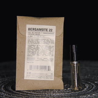 「 มินิน้ำหอม」 Le Labo Bergamote 22 , 2006 น้ําหอม Unisex 1.5ML