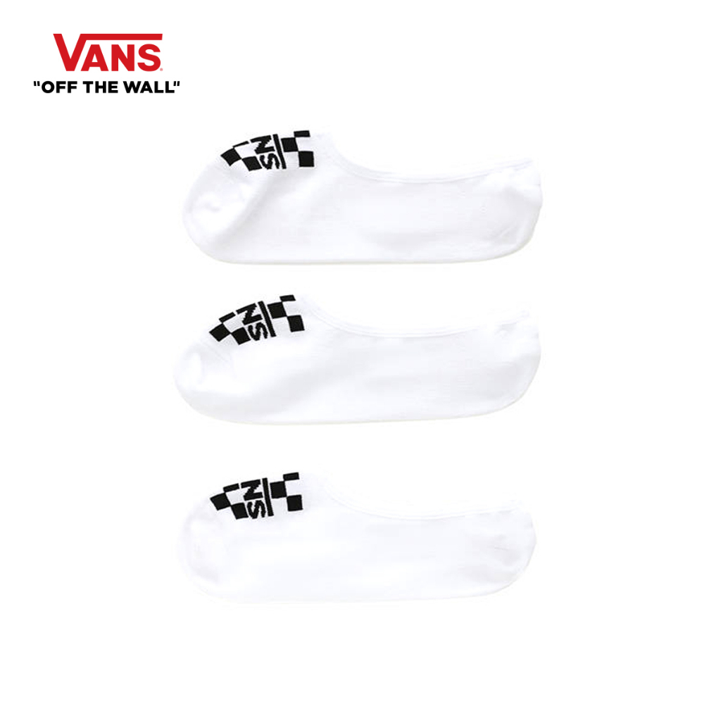 VANS CLASSIC CANOODLE 9.5-13 3P - WHITE **ถุงเท้าเป็นไซส์ US MEN สามารถดูตารางเทียบไซส์จากข้อมูลสินค้าเพิ่มเติม**