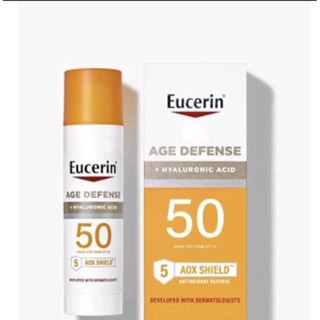 Eucerin Sun Age Defense SPF 50 Face Sunscreen Lotion with hyaluronic acid 75ml.