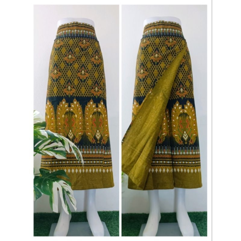 กระเปง กางเกงป้ายผ้าฝ้ายพิมพ์ลาย - รูปที่ 3