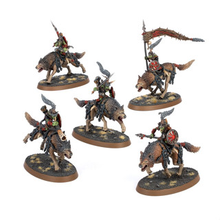 Warhammer AOS : Gloomspite Gitz : Snarlfang Riders