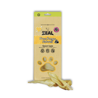 ZEAL SHEEP EARS หูแกะนิวซีแลนด์ เหมาะสำหรับสุนัขทุกวัย ขนมสำหรับสุนัขแทะเล่น ขนาด 125g x 1 ถุง