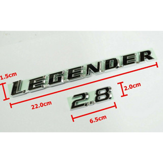 โลโก้ รีเจนเดอร์ 2.8 ติดด้านหลัง โตโยต้า ฟอร์จูนเนอร์ 2020 - 2022 Legender 2.8 Fortuner Toyota letter logo rear trunk