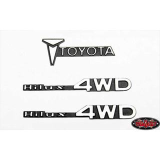 ของแต่ง VVV-C0007 : CC Hand 1/10 METAL EMBLEM FOR TAMIYA HILUX