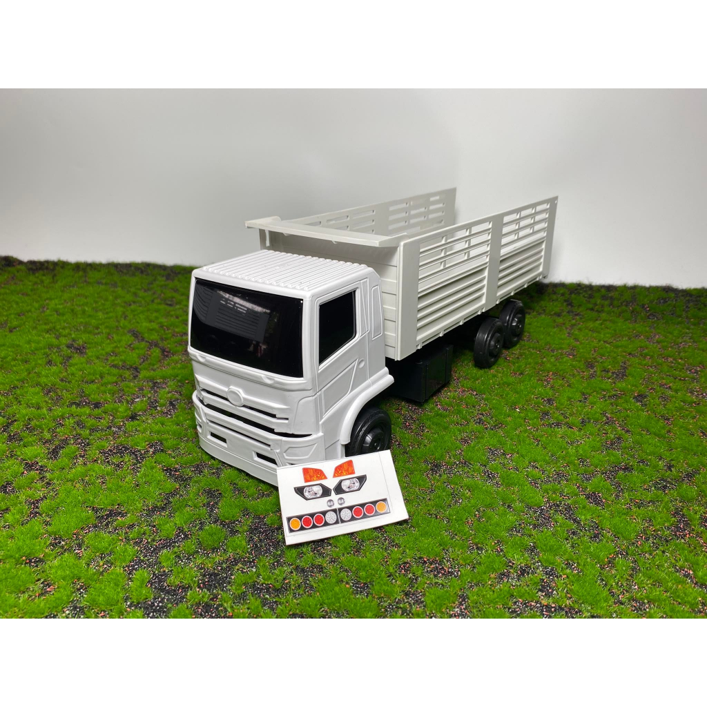 รถดั้มของเล่น ล้อเดี่ยวพลาสติกคัดเกรด ล้อเดี่ยวพลาสติก  รถบรรทุกตั้งโชว์ 1/24 dump truck toy รถหม่ำโมเดล รถบรรทุกดินจำลอ - รูปที่ 2