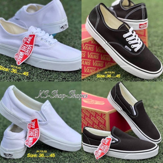 รองเท้าผ้าใบ รุ่นขายดี📌 van มี2แบบให้เลือก อุปกรณ์ครบกล่องพร้อมส่ง