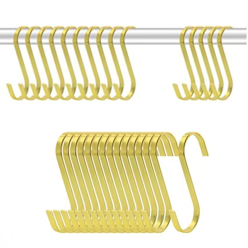 ตะขอสีทอง มี4ขนาด 10ซม.20ซม.30ซม.40ซม. - รูปที่ 2