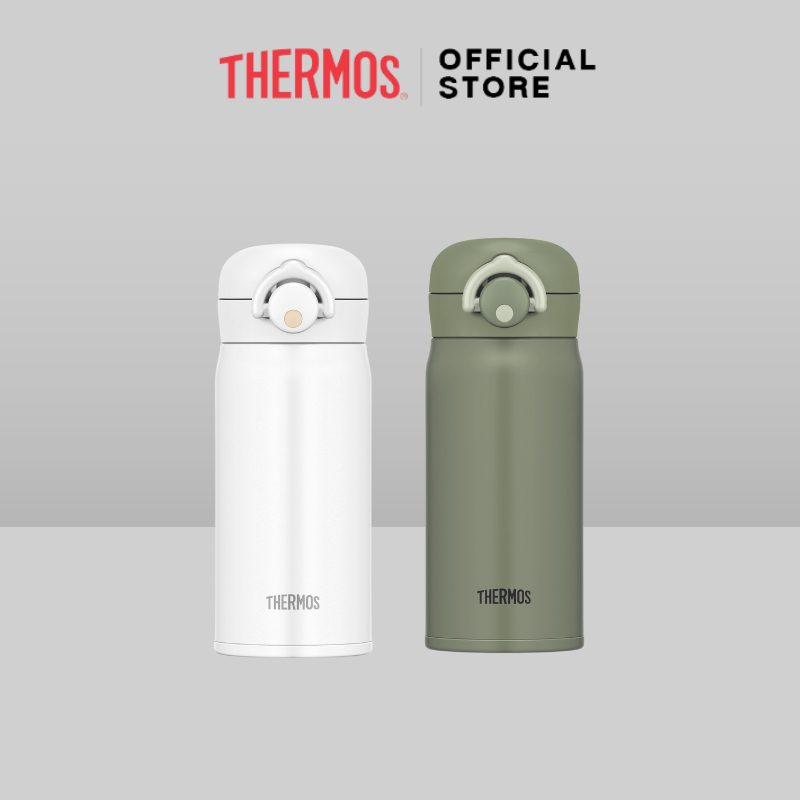 Thermos® JNR-351 Ultra-Light One-Push Tumbler (กระติกน้ำแบบปุ่มกดปุ่มเดียว) (350ml) เก็บความร้อน เก็บความเย็น สุญญากาศ