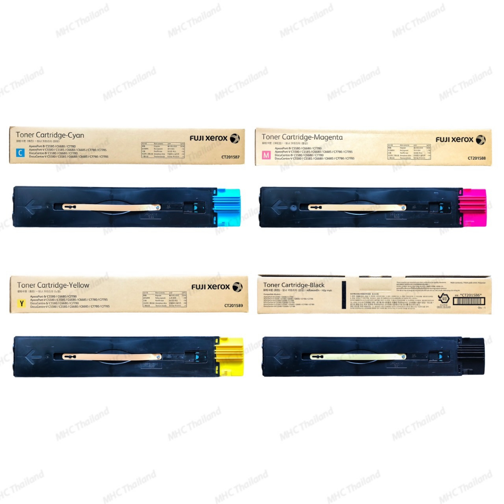ตลับผงหมึก แท้💯มีชิปพร้อมใช้ Toner Cartridge for Fuji Xerox (IV/V) C5580/C5585 C6680/C6685 C7780/C7785