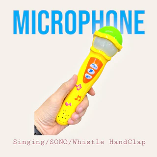 Microphone ไมโครโฟนเด็ก ไมค์ลอยเด็ก ไมโครโฟนของเล่น มีเพลง มีเสียงตบมือ VR-162-1