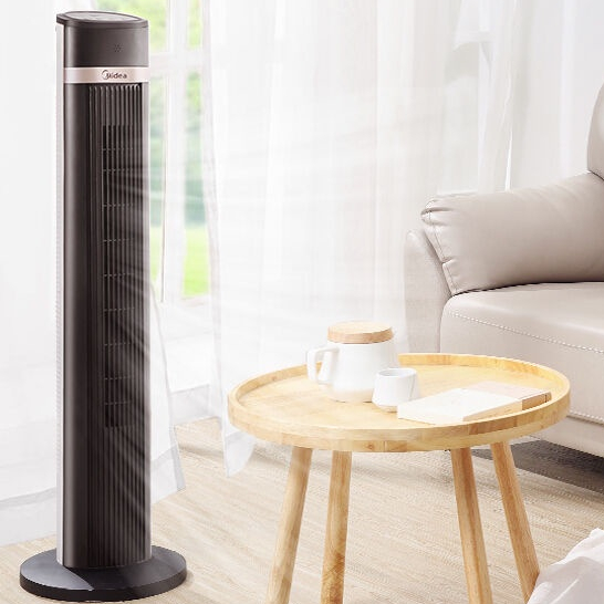 ✅⊕✖△พัดลมไฟฟ้าในครัวเรือน Midea ลมแรงพัดลมตั้งพื้นรีโมทคอนโทรล