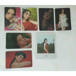 การ์ดJisoo   JISOO FIRST SINGLE  ALBUM [ME] Red ver