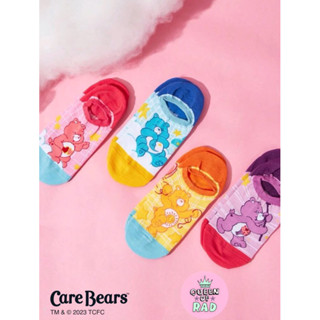 [พร้อมส่ง🇹🇭] ถุงเท้า Care Bears ข้อสั้น Set 4 คู่