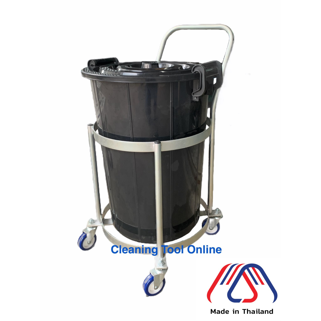 รถเข็นถังน้ำ รถเข็นถังกลม รถเข็นถังขยะ made in Thailand