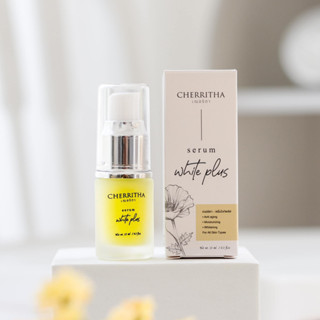 เซรั่มเฌอริตา CHERRITHA SERUM WHITE PLUS  ลดรอยดำรอยแดง หน้าขาวกระจ่างใส ขนาด 10 กรัม