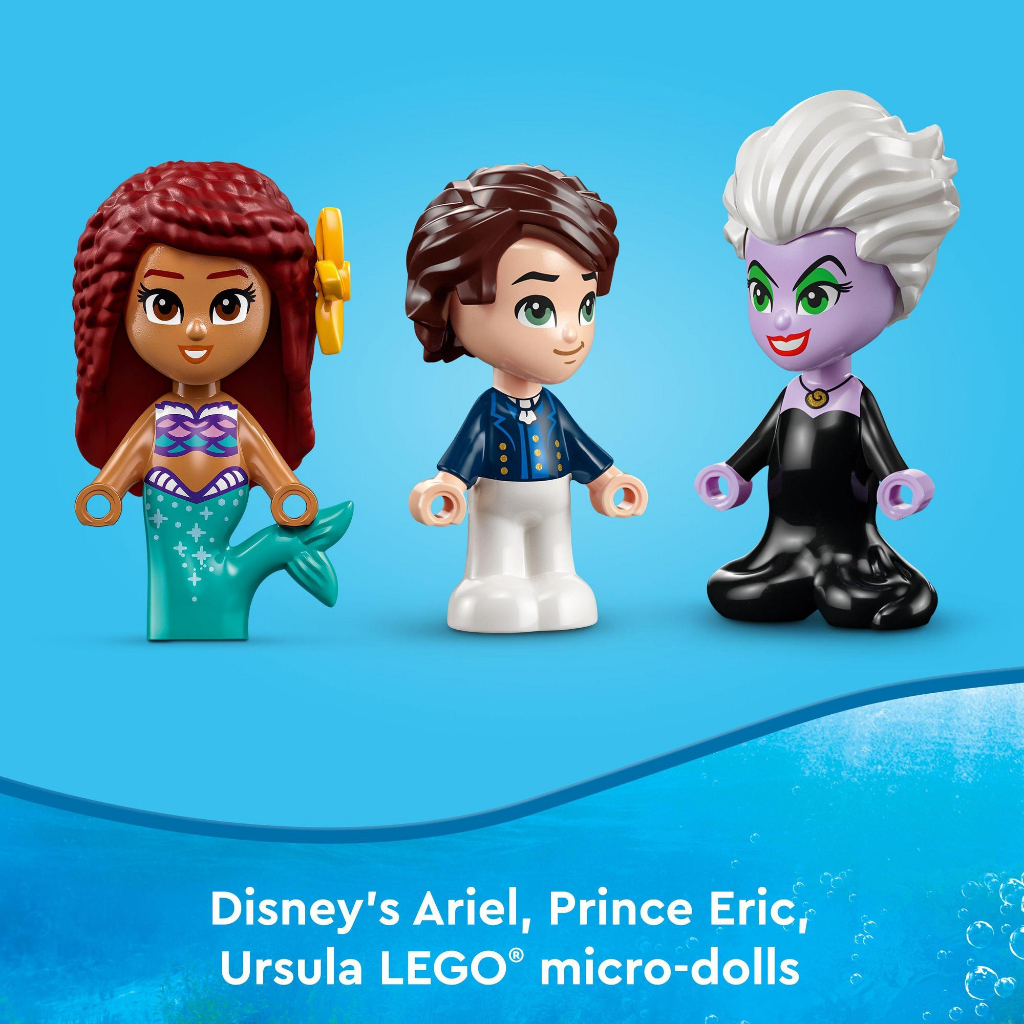 LEGO Disney Princess 43213 The Little Mermaid Story Book Building Toy ...