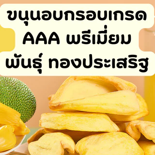 ( 1 แถม 1) ขนุนอบกรอบ เกรด AAA ขนุนกรอบ ถุงละ 150 กรัม ขนุนอบแห้ง ผักอบกรอบ หวานเจี๊ยบน้ำตาลไทย