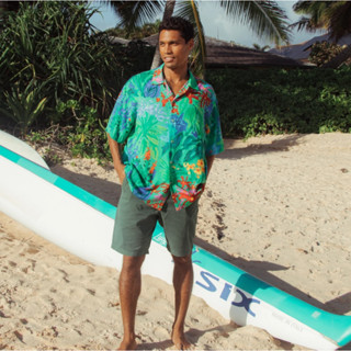 เสื้อฮาวาย JAMS WORLD / SEA FLOWER 100% RAYON