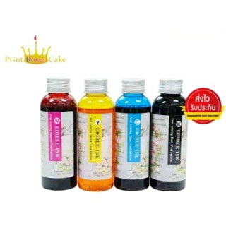 Edible ink หมึกกินได้ใหม่ 4 สี (CMYK) สำหรับพิมพ์อาหารขนม