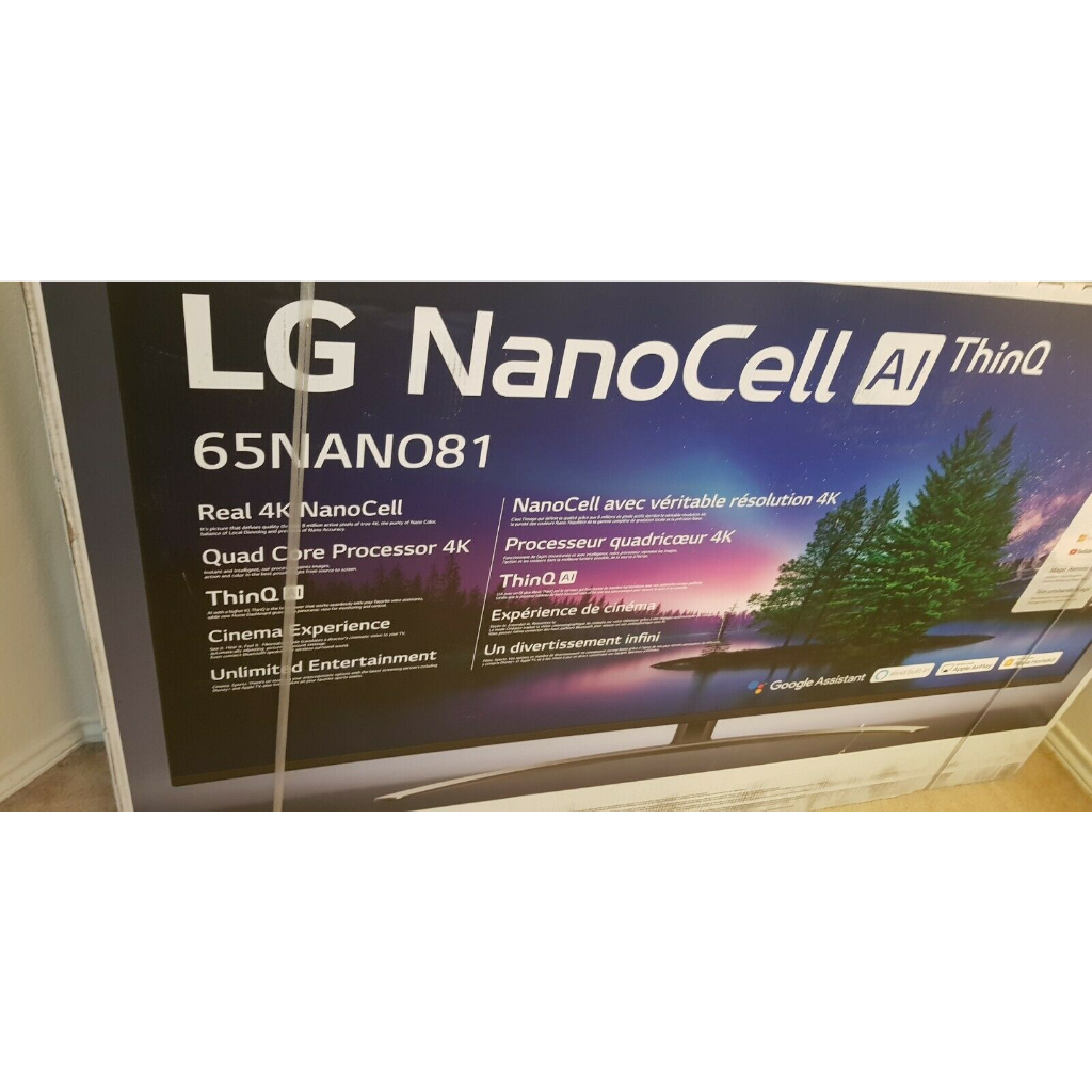 LG 65 4K Smart Ultra HD HDR NanoCell TV  2020 65NANO8