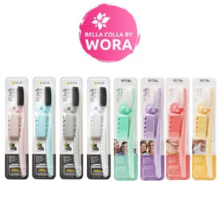 [1 ด้าม][สุ่มสีด้าม] แปรงสีฟันจองกุก Wangta Tooth Brush White Pastel ขนแปรงนุ่ม แปรงสะอาดล้ำลึก