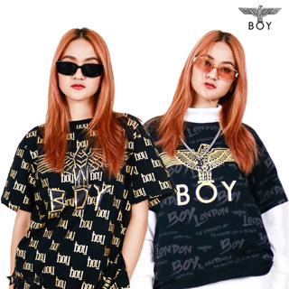 BOY LONDON CLASSIC T-SHIRT VERSION 2 เสื้อยืด คลาสสิก โลโก้ บอย ลอนดอน