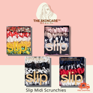 TheSkincare.TH | SLIP Midi Scrunchies ยางรัดผม ผ้าไหมมัลเบอรี่ 100% นุ่มละมุน ถนอมเส้นผม