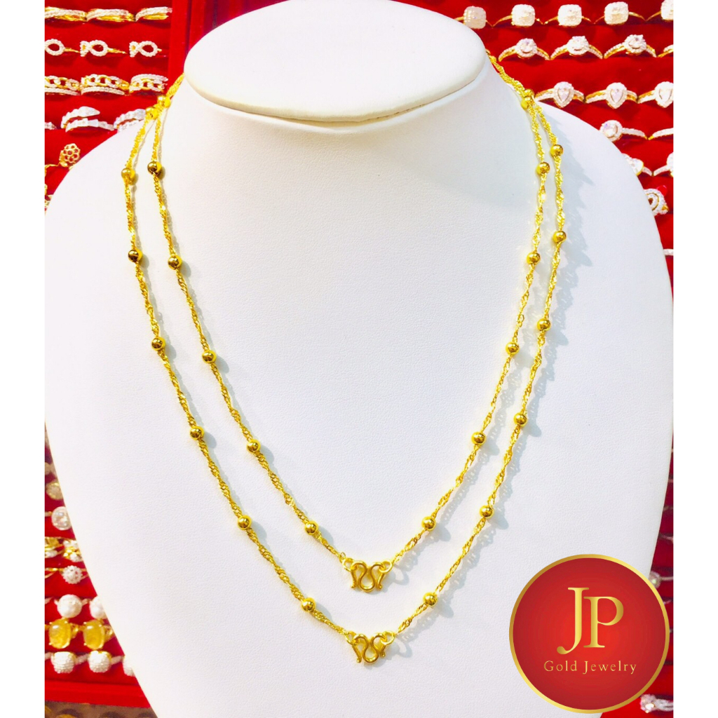 สร้อยคอทอง 1 สลึง ทองชุบ ทองหุ้ม สวยเสมือนจริง JPgoldjewelry