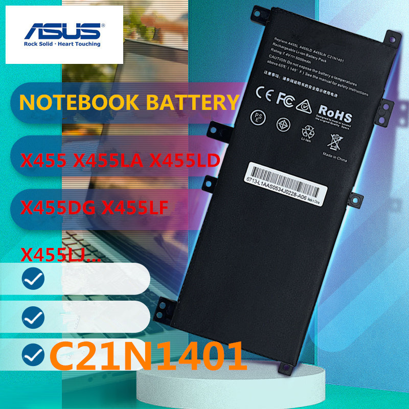 Asus Battery Notebook C2INI401 X454L X455 X455LA X455LD X454L W419L Y483L W409L แบตเตอรี่ โน๊ตบุ๊ค
