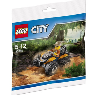 Gashapon / Lego 🔆 30355 Jungle ATV polybag 32 ชิ้น +1 ฟิกเกอร์ สำหรับอายุ 5-12 ขวบ จำนวน 1 แพ็ค เลโก้ - ใหม่ พร้อมจัดส่ง