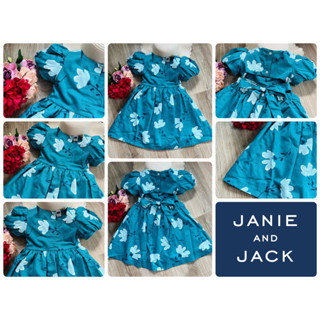 JANIE AND JACK "The Green Floral Print Dress"