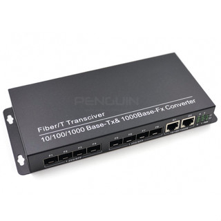 SFP Switch 8 Port (1.25G) + 2 Gigabit Ethernet Uplink