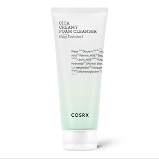 Cosrx, Cica Creamy Foam Cleanser 150ml.โฟมล้างหน้าแบบเพอร์เฟ็ค ครีมเมอร์