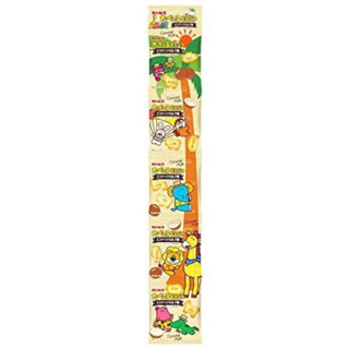 Ginbis Tabekko Animal Coconut Milk Biscuits - ขนมขบเคี้ยวรสทรอปิคอล แบบแถว 85g