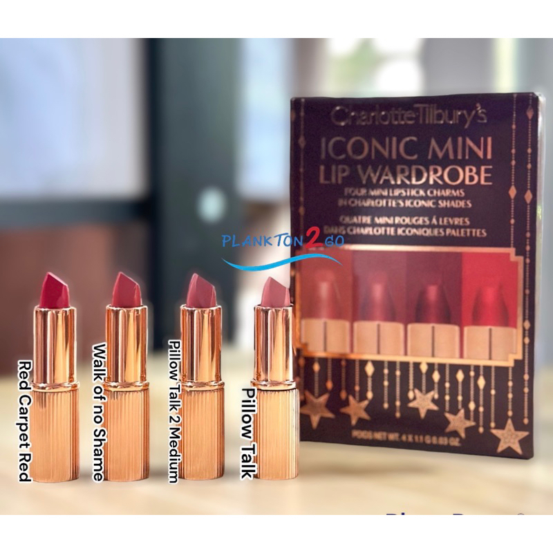 Charlotte Tibury Iconic Mini Lip Wardrobe 1.1g ลิป ชาล๊อด ผลิต 6/22