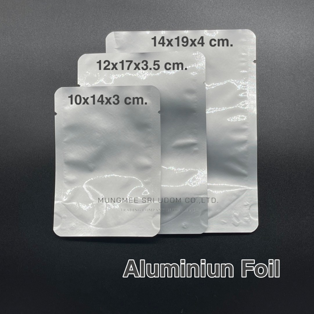 ถุงรีทอร์ท Aluminium Foil ก้นตั้ง (100ใบ)