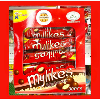 [พร้อมส่ง มีแบ่งขาย] Mylikes Malteser *ขนมเคลือบช็อกโกแลต สอดไส้รสมอลต์หวานมันกรุบกรอบ *1 กล่อง 30ชิ้น *chocolate