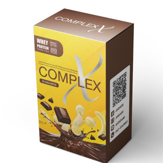 COMPLEX X  WHEY PROTEIN รสบานาน่า ช็อคโกแลต (FN 71)