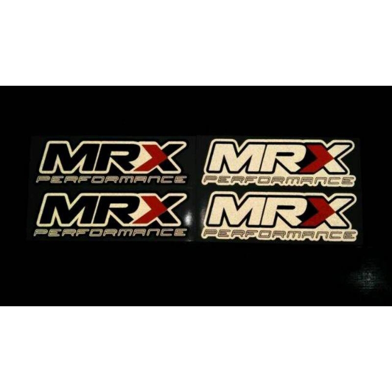 สติ๊กเกอร์ติดรถ MRX PERFORMANCE  งานตัดสะท้อนแสง