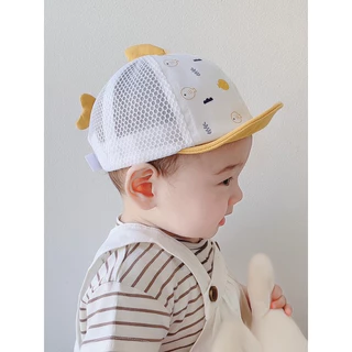 (พร้อมส่ง 3 สี) หมวกแก๊ปเด็ก ทารก เด็กน้อย เด็กอ่อน cap hat
