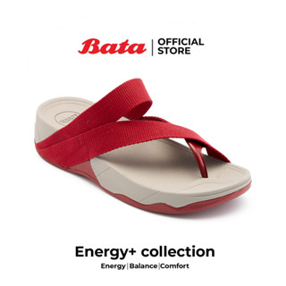 Bata บาจา ENERGY+ รองเท้าแตะเพื่อสุขภาพ รองเท้าแตะลำลองแฟชั่น รองเท้าแตะ รองเท้าแบบสวม สำหรับผู้ชาย สีแดง รหัส 8795218