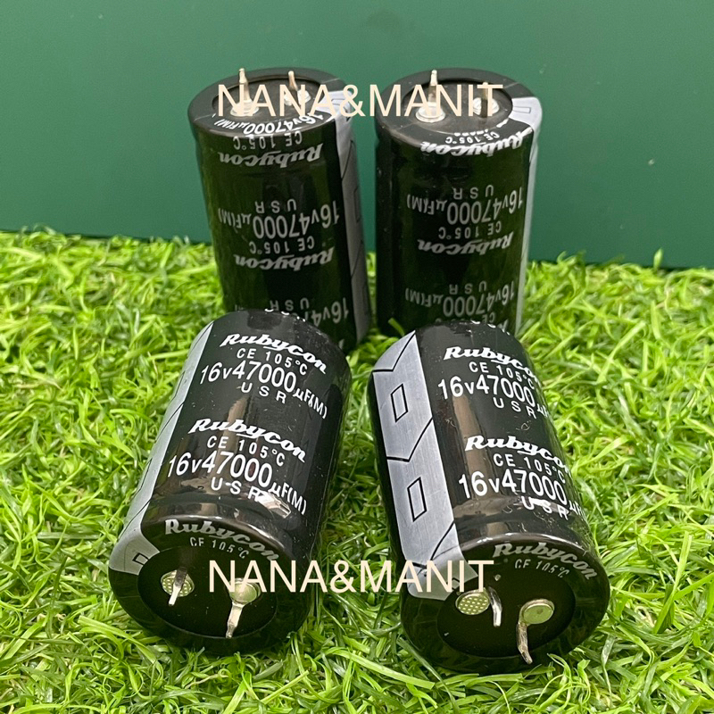 CAPACITOR 47000UF16V (VDC) 30x50MM (แท้ใหม่)❗️พร้อมส่งในไทย🇹🇭ชิ้นละ